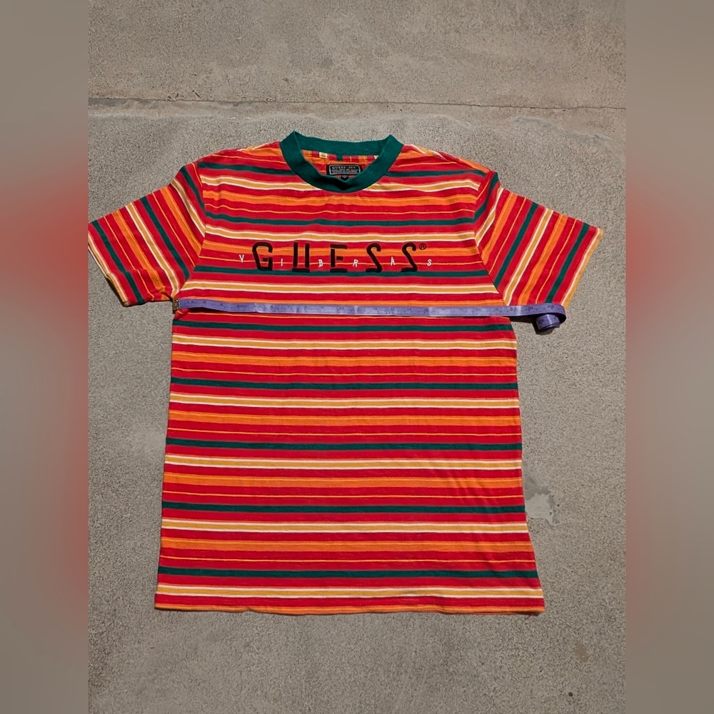 GUESS Multicolor Striped Tee